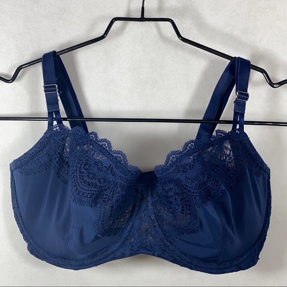 Victoria Secret Dream Angels Navy Lace Bra - Picture 1 of 3